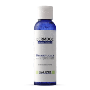 DermDoc 2% Salicylic Acid Face Wash For Clear & Acne Free Skin (120ml)
