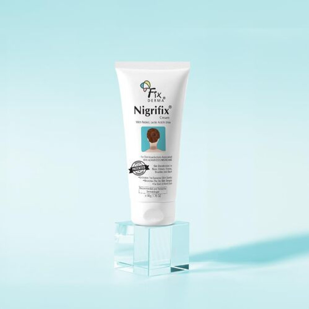 Fixderma Nigrifix Cream for Acanthosis Nigricans with Lactic Acid | Dermatologist Tested Retinol Cream | For Dark Body Parts like Neck, Ankles, Knuckles, Armpits, Thighs & Elbows-50 Gm