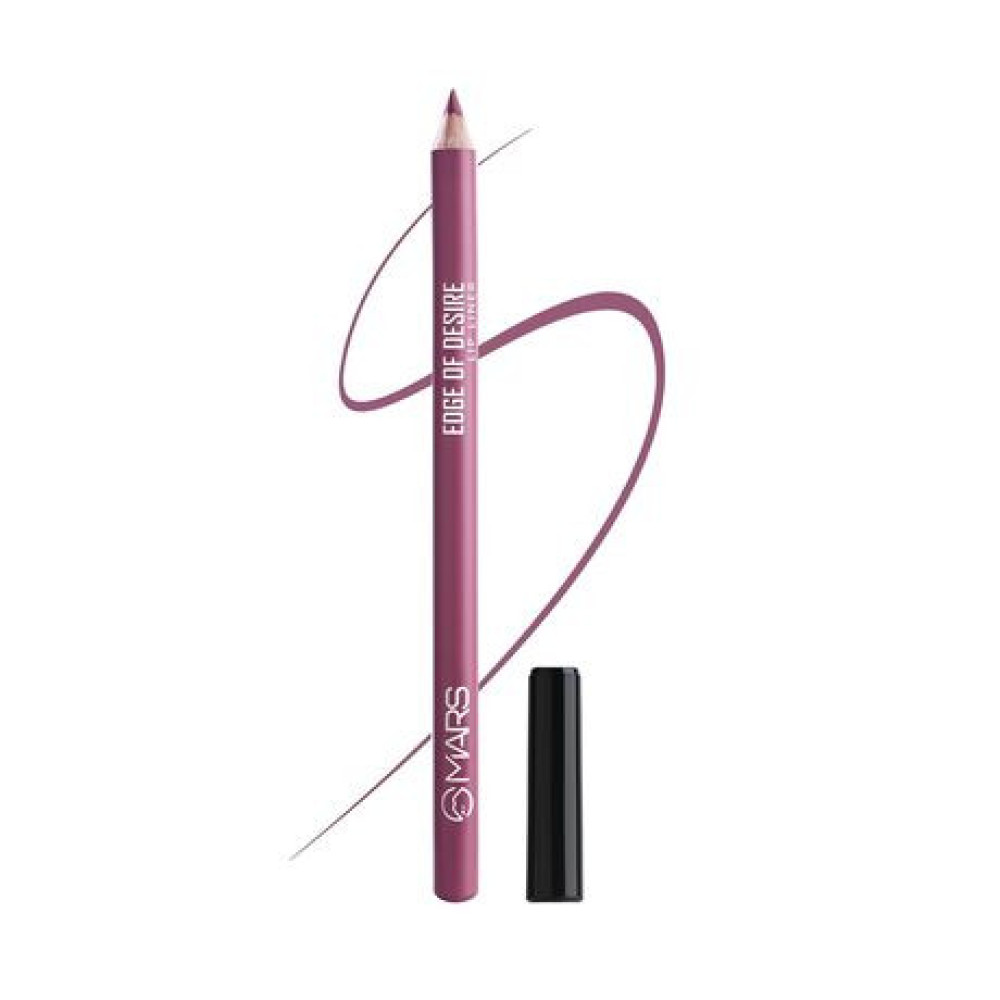 MARS Matte Liner | One Swipe Smooth Application | Long Lasting Lip Pencil | (1.6gm) (01-Lusty) (Satin)