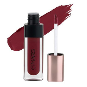 MARS Popstar Drying Liquid Mousse Lipstick for Women with Matte Finish | Lightweight and Non-Sticky Formula | Up to 12 Hour Long Lasting | Transferproof & Waterproof (6.0ml) (04-Party Fever)