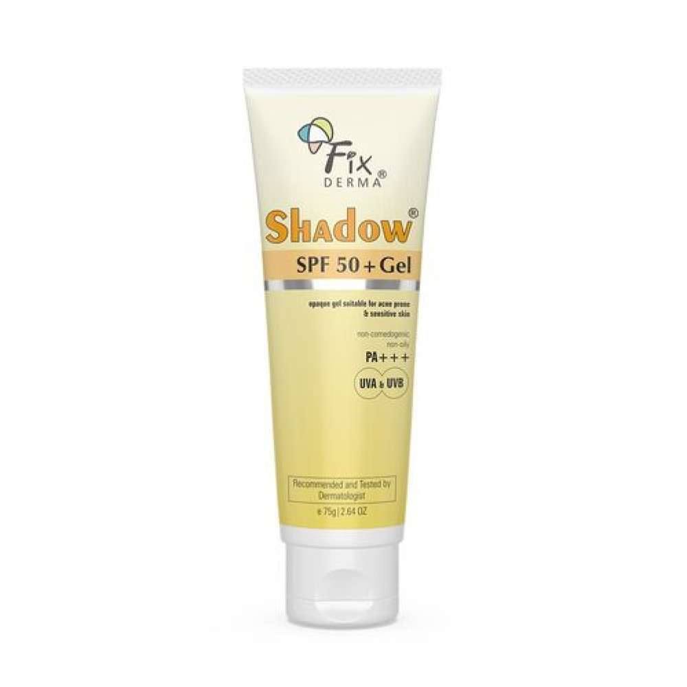 Fixderma Shadow Sunscreen SPF 50+ PA+++ Gel | Sunscreen SPF 50 for Oily, Acne Prone & Normal Skin | Broad Spectrum & UVA & UVB Protection | Lightweight | No White Cast | For Unisex - 7