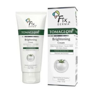FIXDERMA Tomaglow Brightening Face Cream With White Tomato Extract, Excutin 4MSK With 2% Alpha Arbutin 4% Niacinamide, Lightens Dark Spots & Instantly Illuminates Skin, Face Cream For"