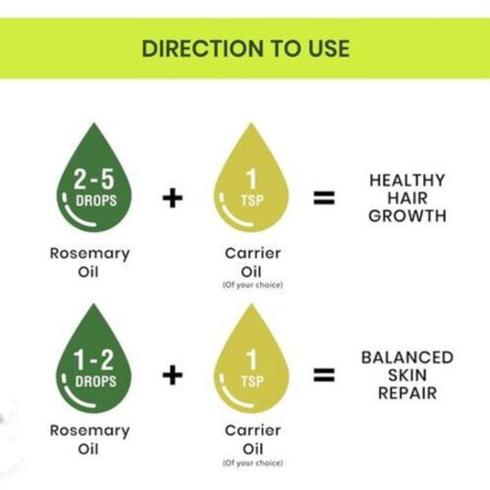 Alps Goodness Rosemary Essential Oil (30 ml), Stimulates Hair Growth & Helps in Skin Toning - For Hair & Skin - Cruelty Free