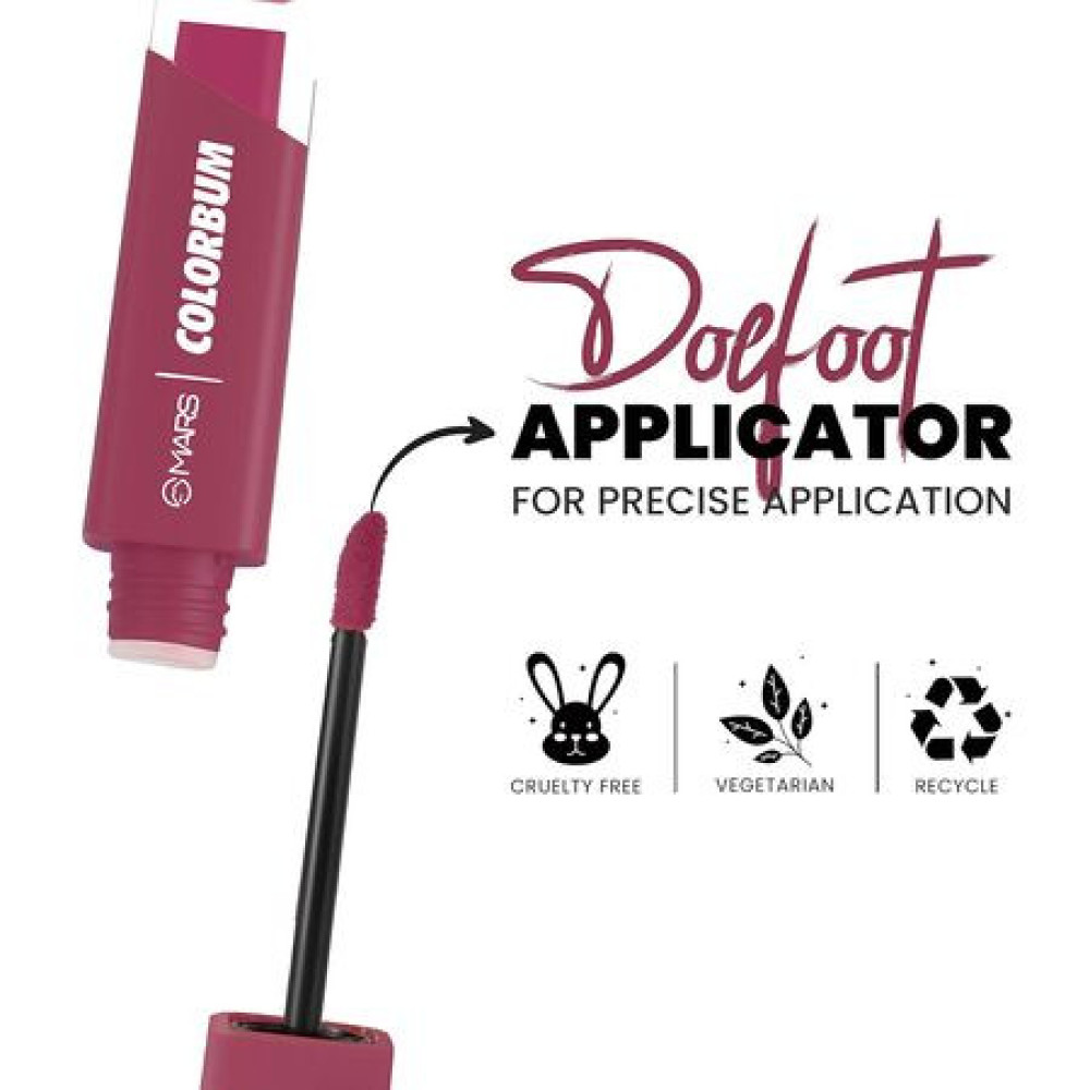MARS Colorbum Liquid Matte Lipstick for Women | Smudge Free | Water Proof & Long-Lasting 5.5ml (12-Sultry Spain)