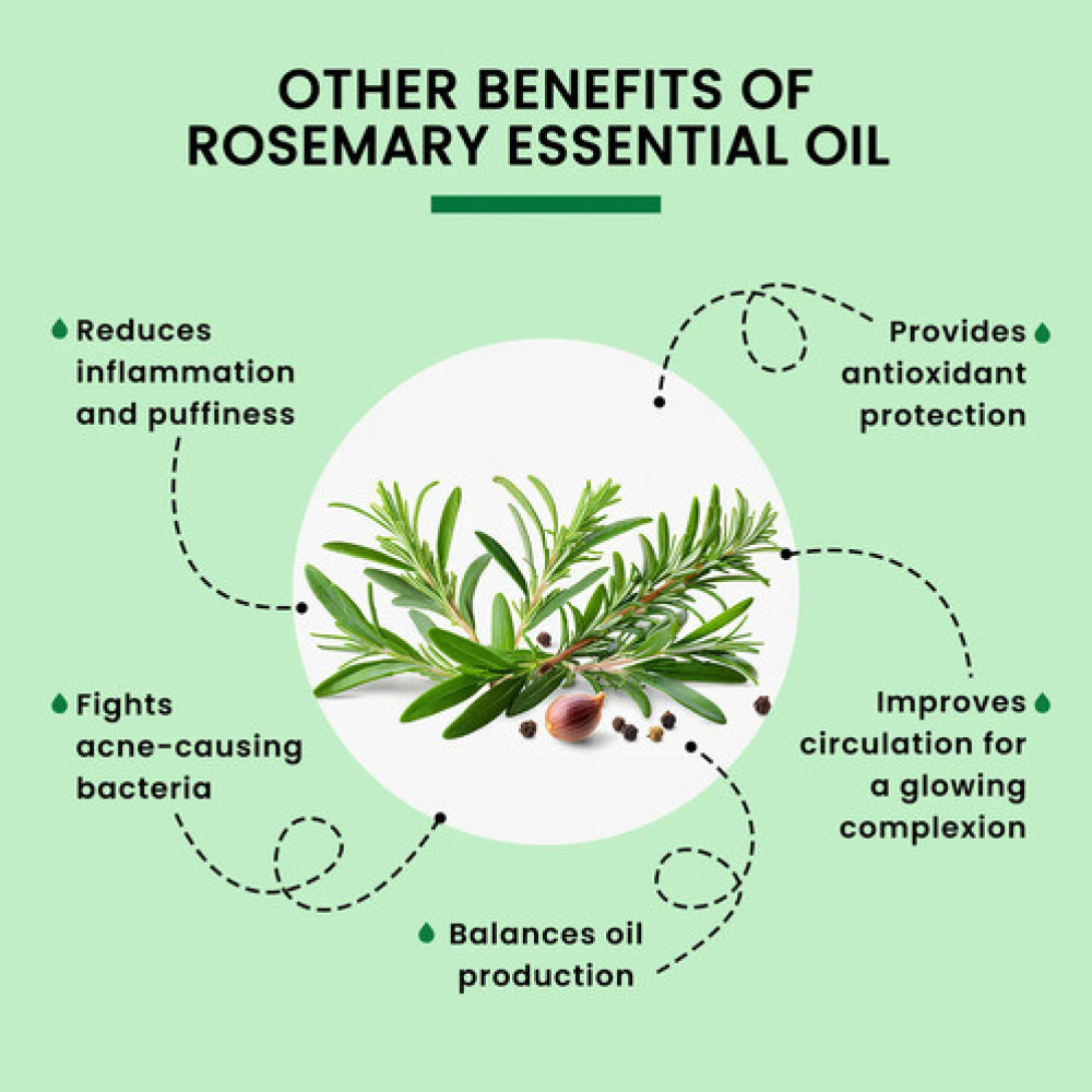 Alps Goodness Rosemary Essential Oil (10 ml), Stimulates Hair Growth & Helps in Skin Toning - For Hair & Skin - Cruelty Free