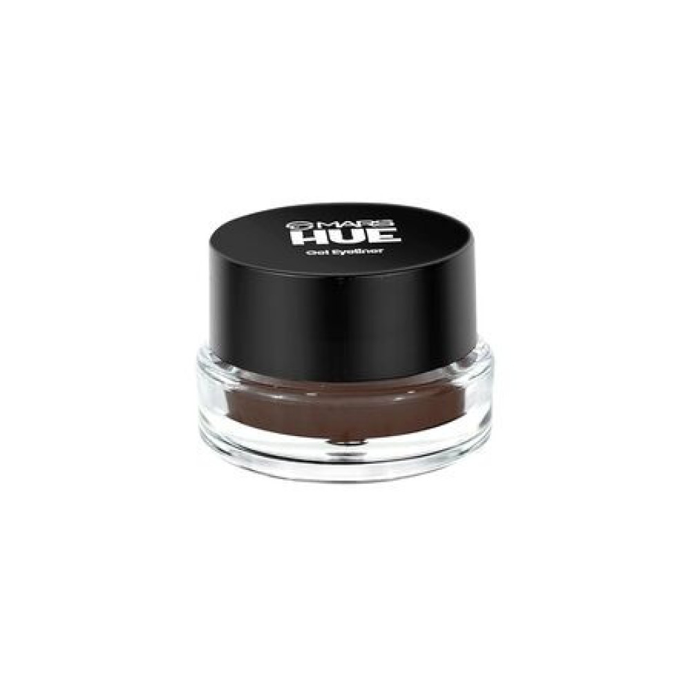 MARS 2-In-1 Hue Gel Matte Eyeliner | Waterproof & Smudgeproof Formula | Stay Upto 24 Hours | Comes With 2 Brush Set (6.0 Gm) (Black & Brown)
